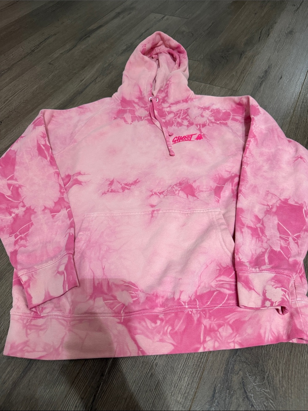 Ghost lifestyle small hoodie pink bubblegum